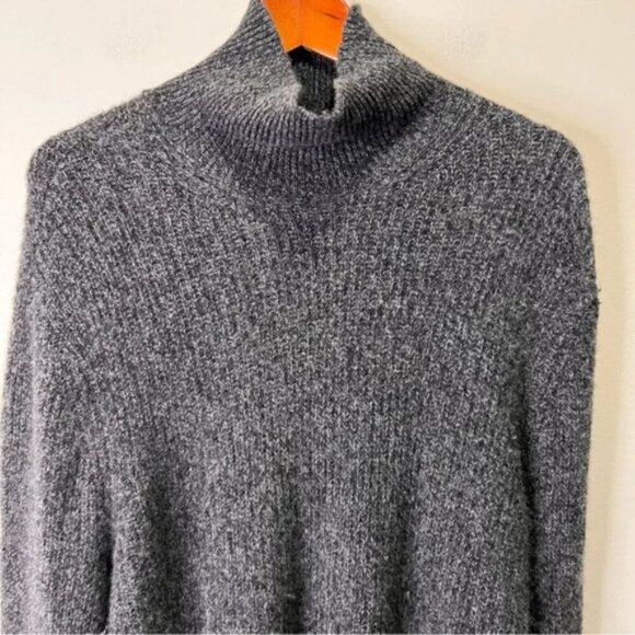 Rag & Bone 100% Cashmere Grey Funnel Neck Sweater Size XL - Picture 3 of 15